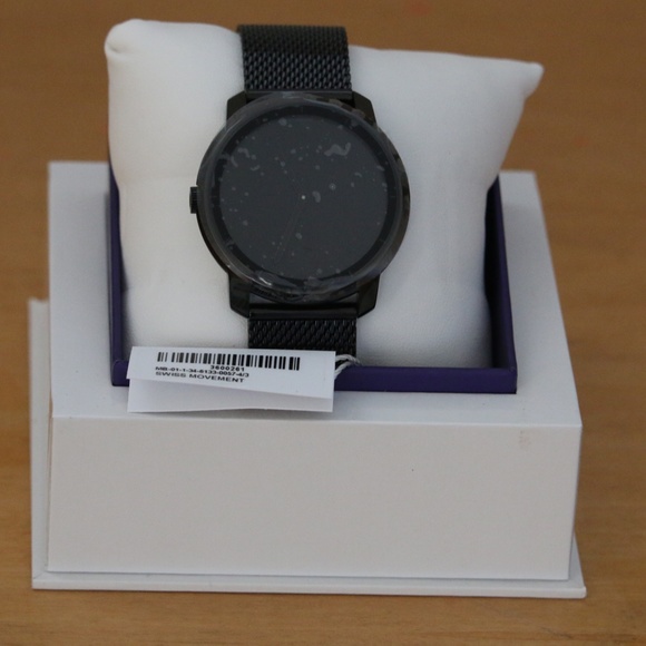 Movado Bold Quartz Black Dial Men's Watch 3600261 ** Brand New **